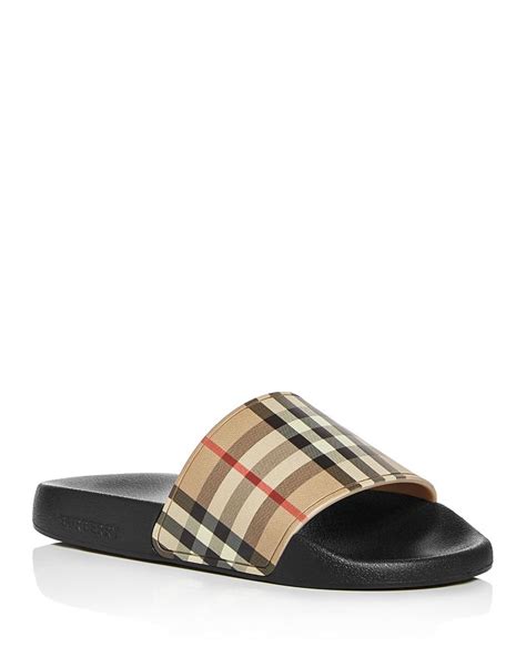 burberry slides blue|burberry flip flops for women.